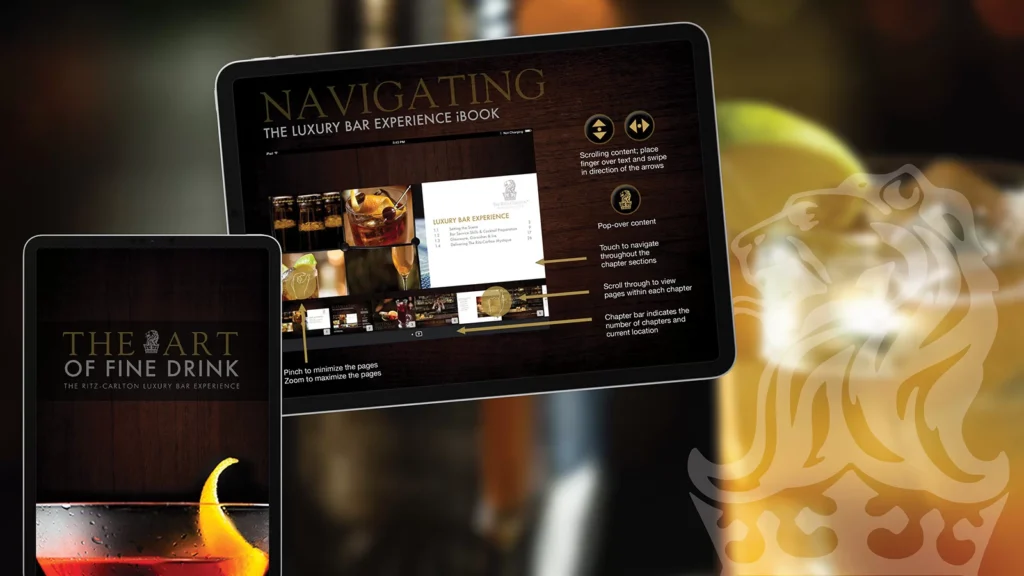 Interactive bar experience book