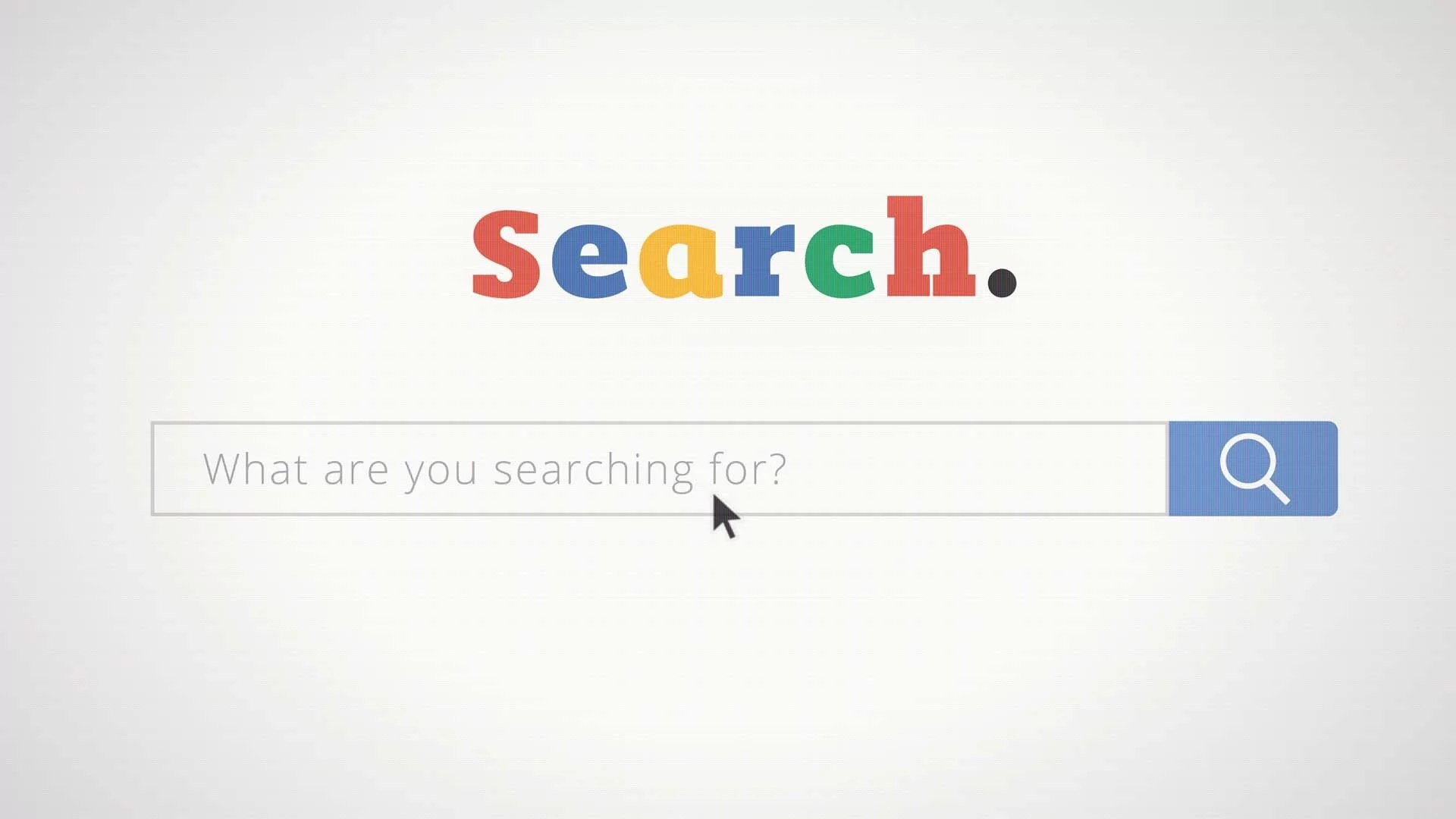 Generic search engine with prompt for query