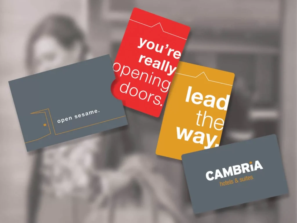 Cambria key cards
