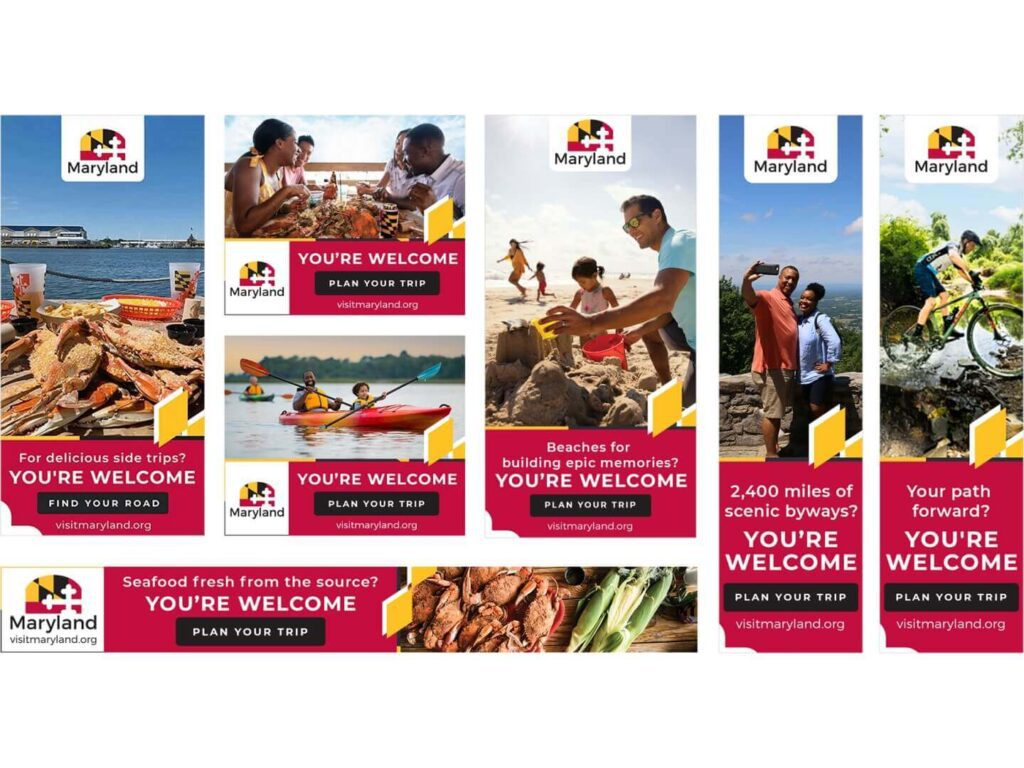 Maryland Tourism banner ads