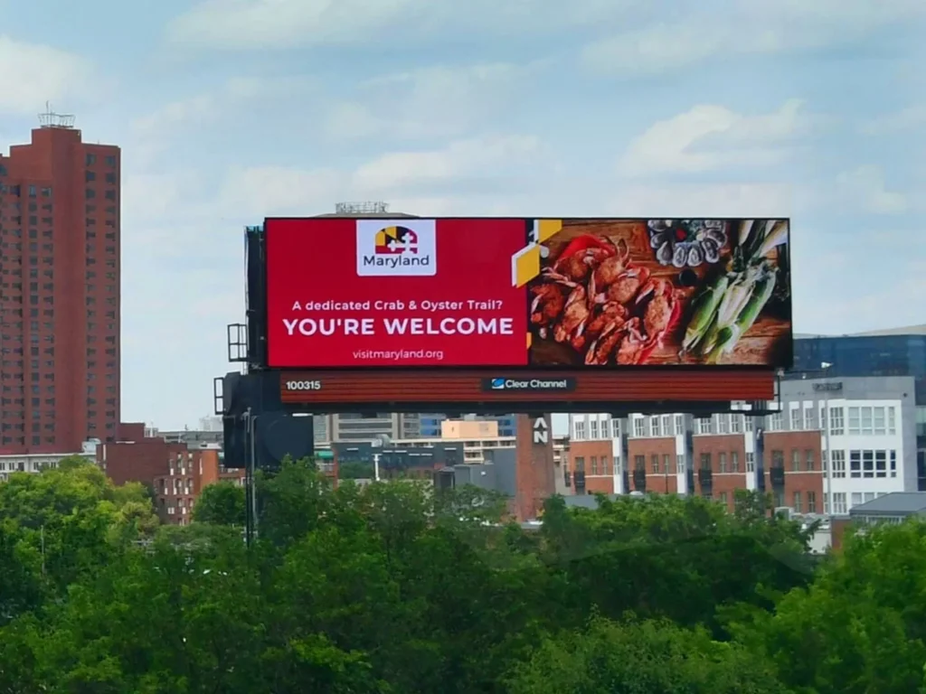 Maryland Tourism billboard