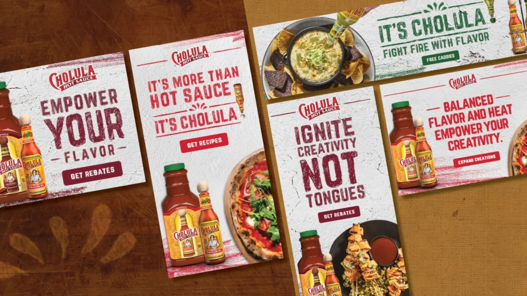 Cholula banner ads