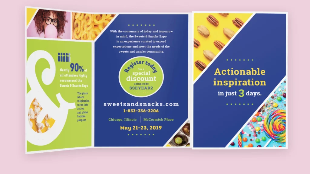 Sweets and Snacks event flyer