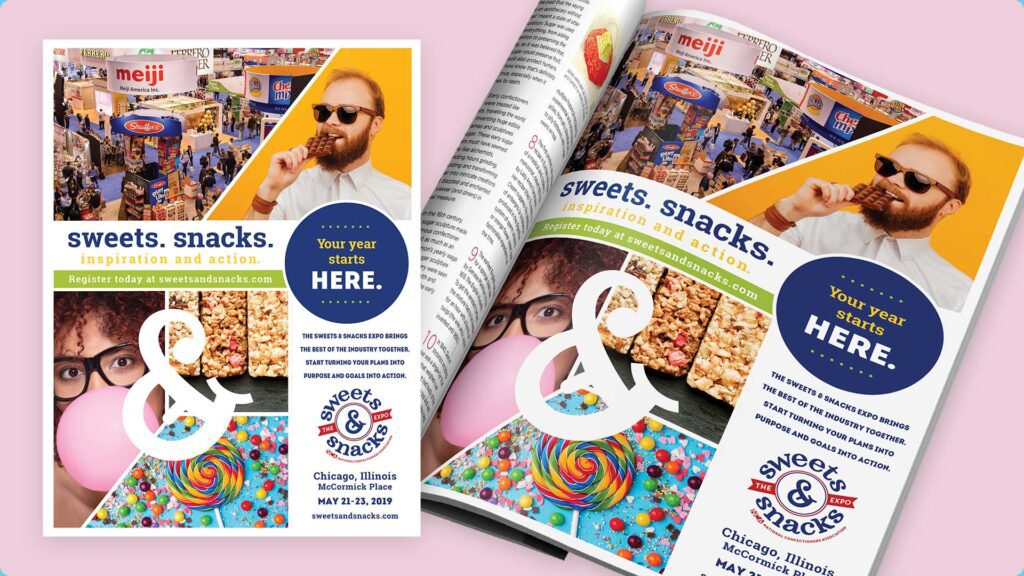 Sweets and Snacks print ads