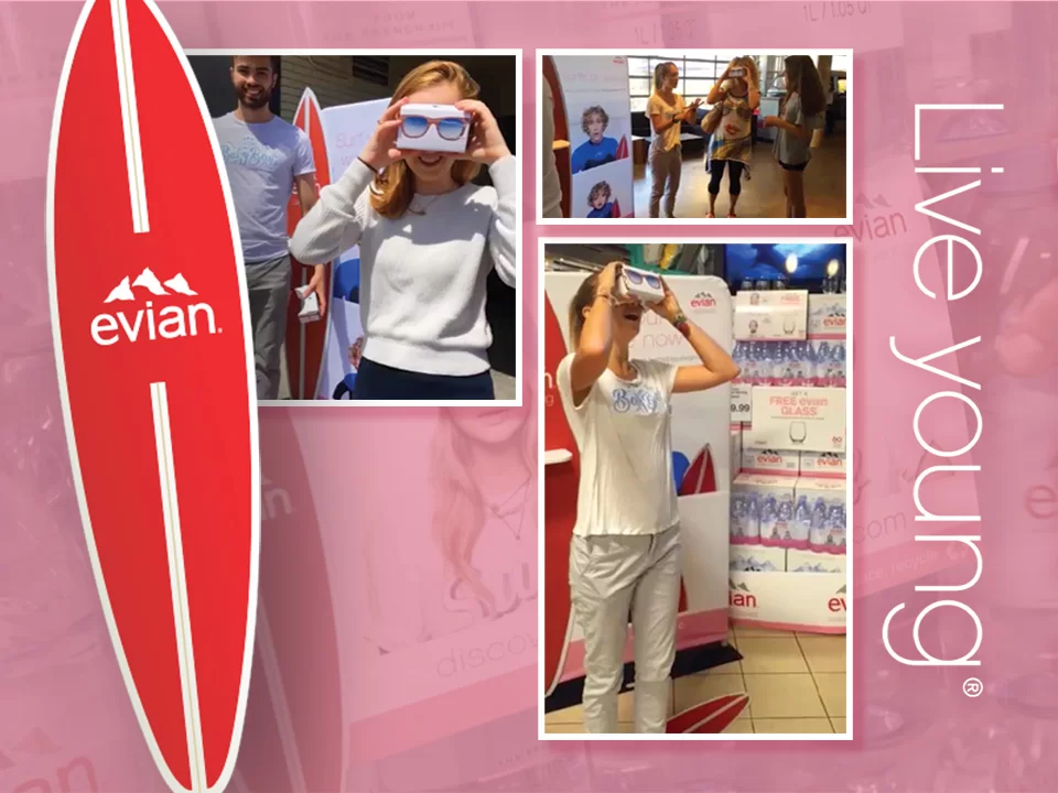 Evian live young campaign