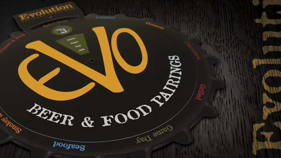 Evolution food pairings wheel